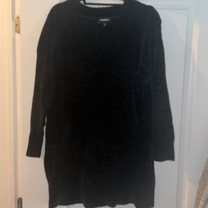Express warm and cozy oversized women’s dress